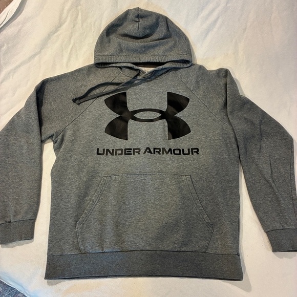 Under Armour Men’s Loose ColdGear Size Medium Grey Fleece Excellent Condition - Picture 10 of 12